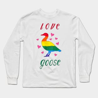 Love Goose Long Sleeve T-Shirt
